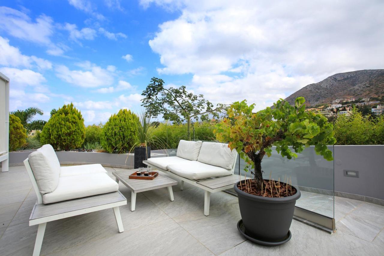 Orama Luxury Villa 4 Bedrooms With Private Pool Херсонисос Екстериор снимка