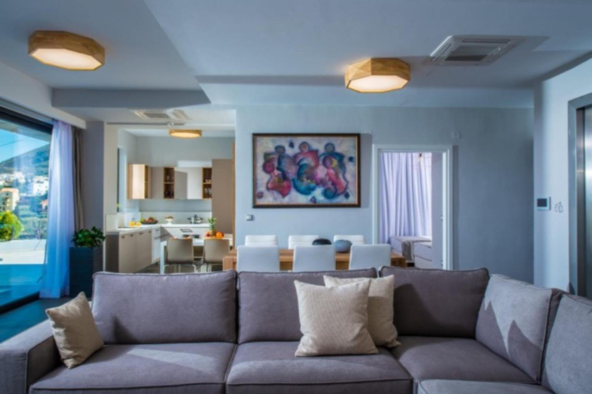 Orama Luxury Villa 4 Bedrooms With Private Pool Херсонисос Екстериор снимка