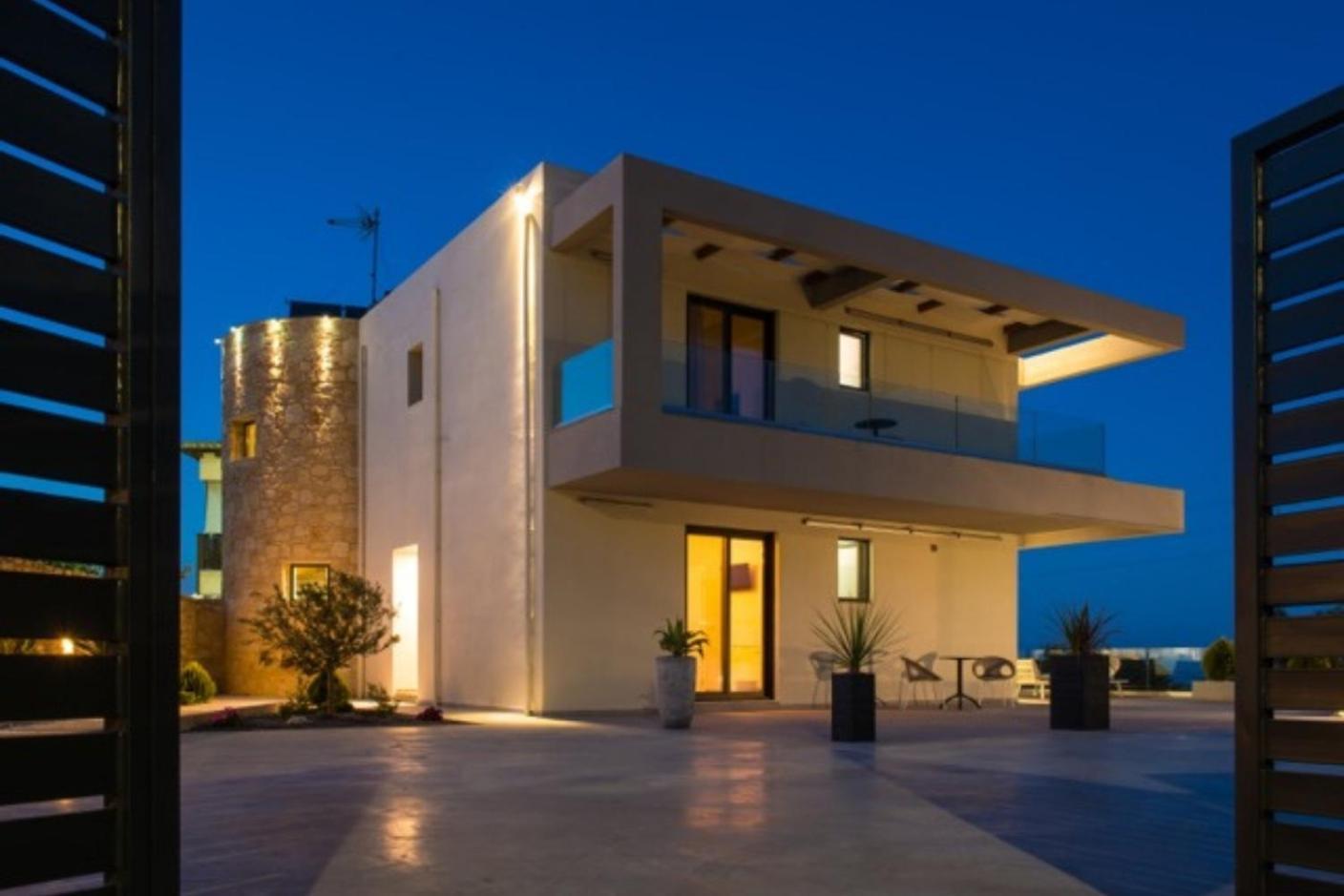 Orama Luxury Villa 4 Bedrooms With Private Pool Херсонисос Екстериор снимка